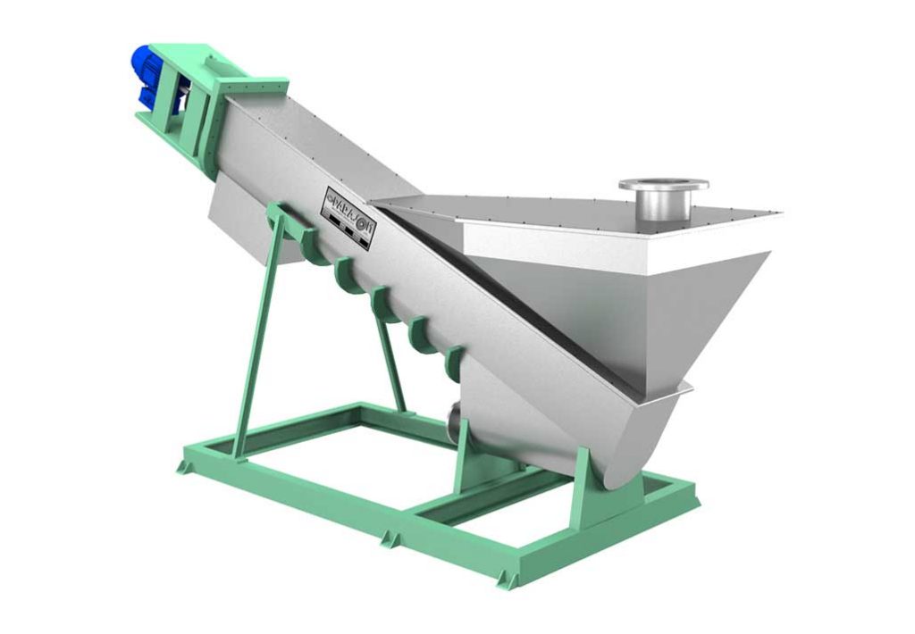 Dehydrationg Screw Conveyor for Paper Mill