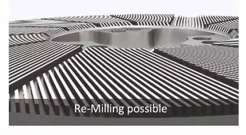 Refiner Plate Re Milling Possible