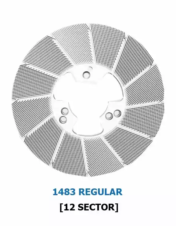 refiner plate 1483 regular 12